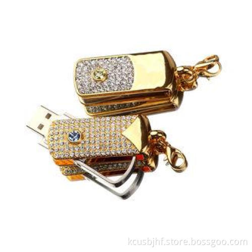Rotatable Jewelry USB Flash Drive Storage Device 4GB 8GB